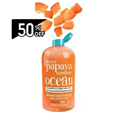 Treaclemoon Papaya Shower And Bath Gel | Carsha Black Friday 50% OFF