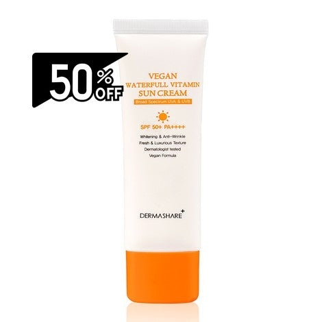 Dermashare Vegan Waterfull Vitamin Sun Cream 50g | Carsha Black Friday 50% OFF