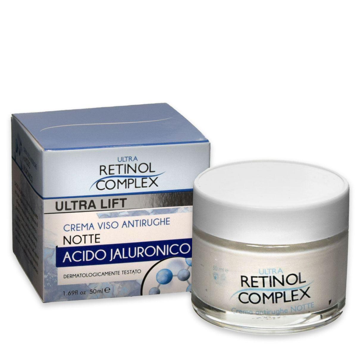 Wholesale Retinol complex crema viso notte con acido jaluronico 50 ml | Carsha