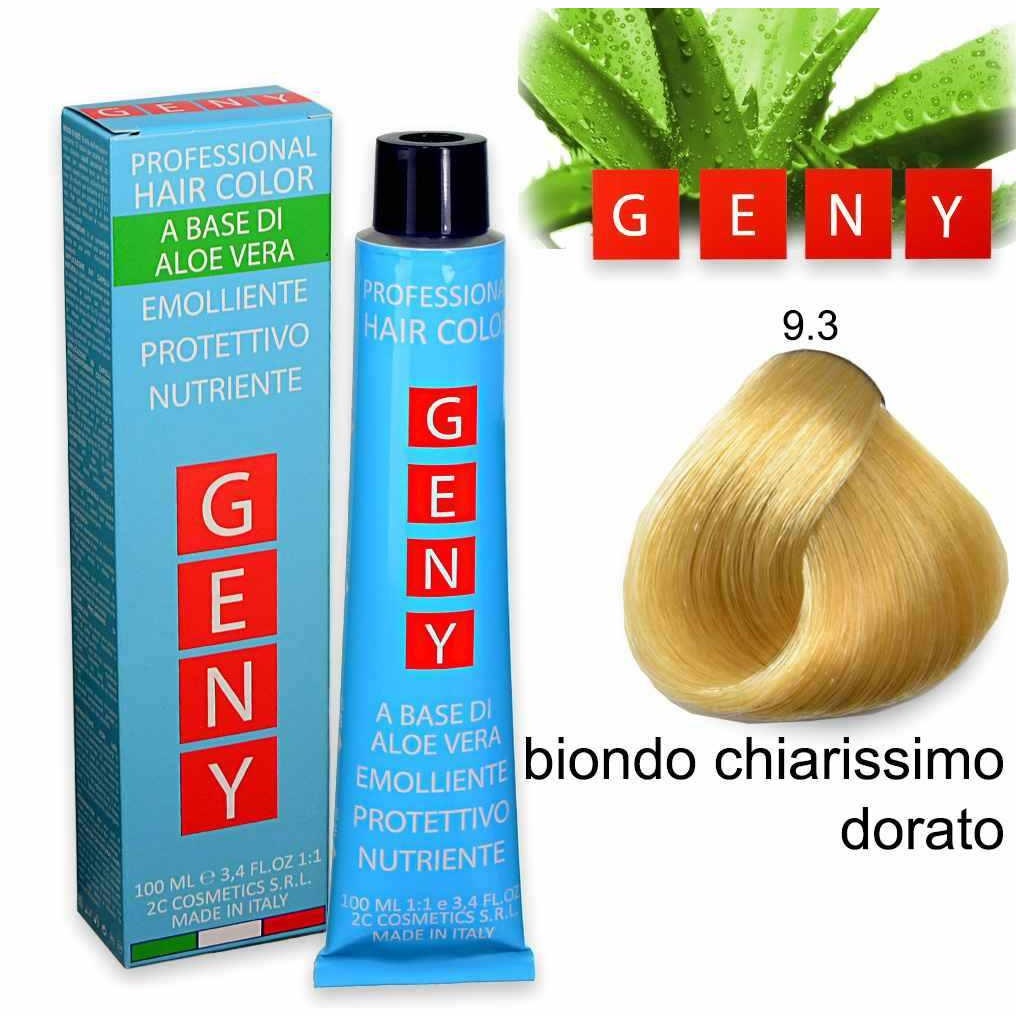 Wholesale Geny professional tintura 100 ml biondo chiarissimo dorato 9.3 | Carsha