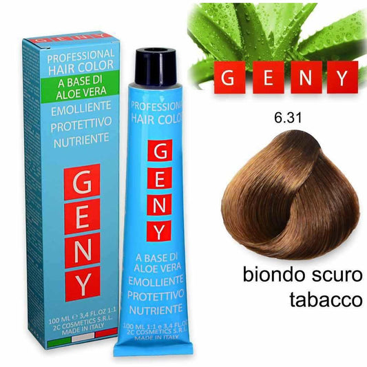 Wholesale Geny professional tintura 100 ml biondo scuro tabacco 6.31 | Carsha