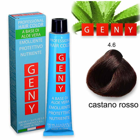 Wholesale Geny professional tintura 100 ml castano rosso 4.6 | Carsha