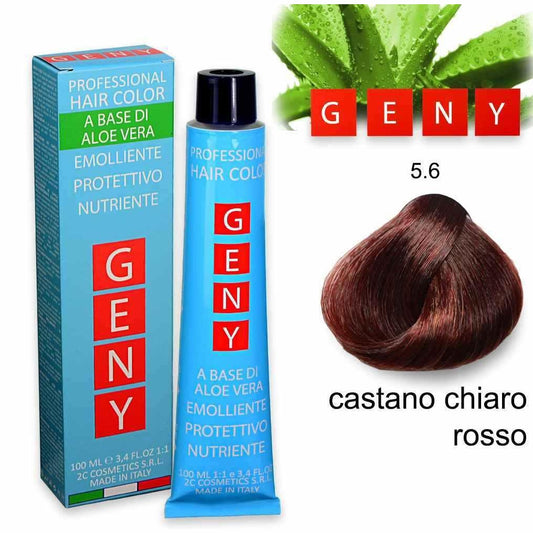 Wholesale Geny professional tintura 100 ml castano chiaro rosso 5.6 | Carsha
