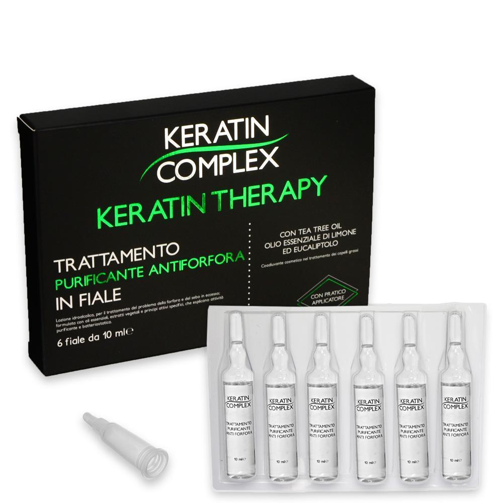 Wholesale Keratin complex trattamento purificante antiforfora 6 fiale da 10 ml | Carsha