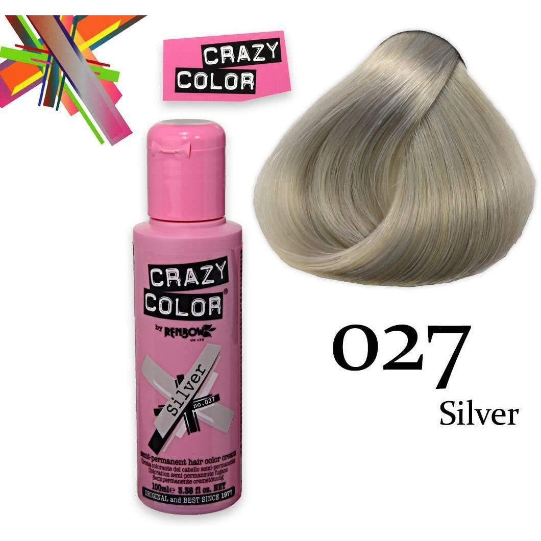 Wholesale Crazy color semipermanente 100 ml silver | Carsha