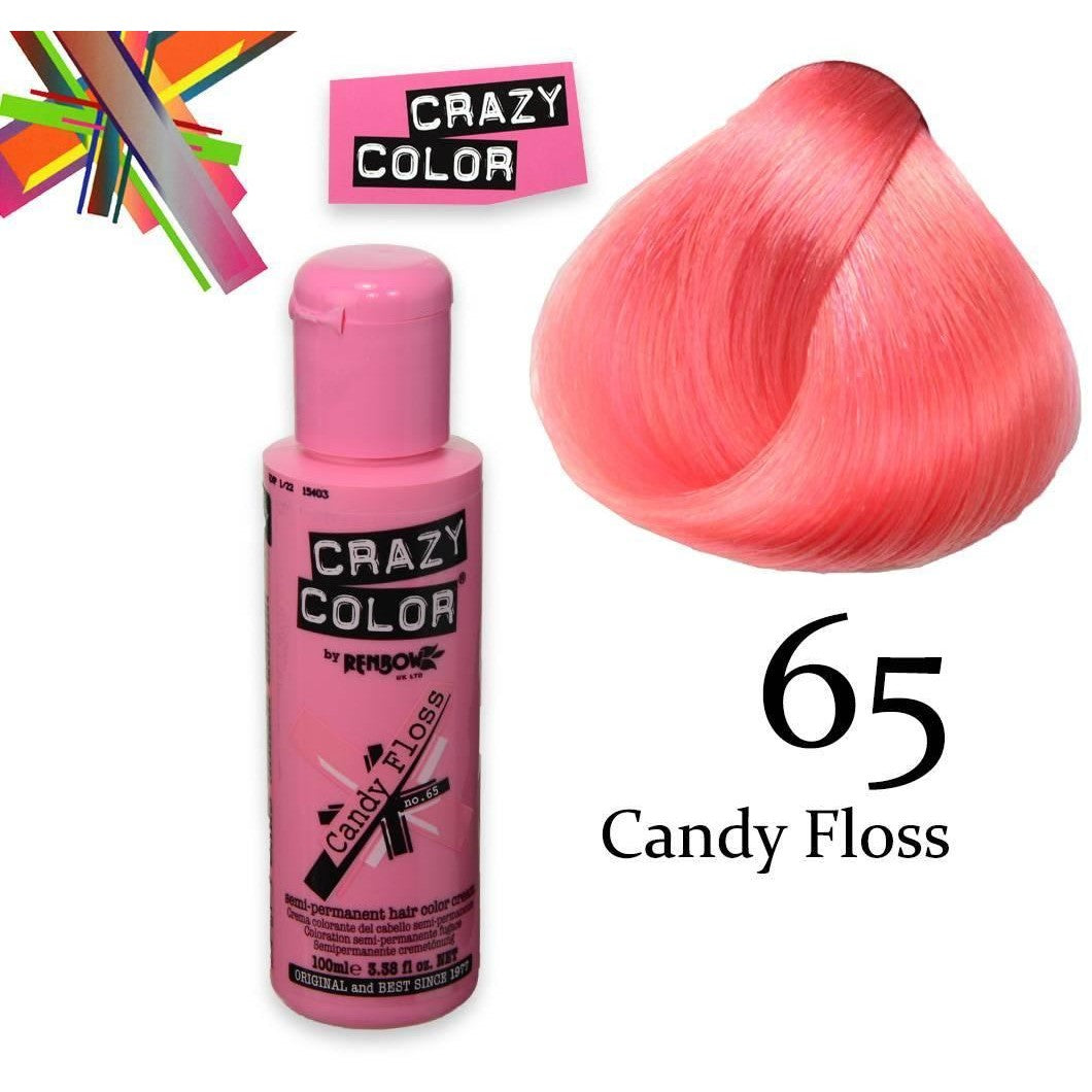 Wholesale Crazy color semipermanente 100 ml candy floss | Carsha