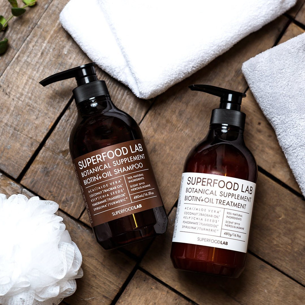 Superfood Lab Biotin + Oil Shampoo 480ml  | Carsha Beauty Discounts