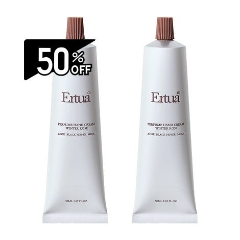 Ertua Perfume Hand Cream Winter Rose Duo Set | Carsha Black Friday 50% OFF