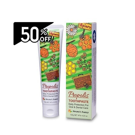 Natures Family Propolis Toothpaste 120g | Carsha Black Friday 50% OFF