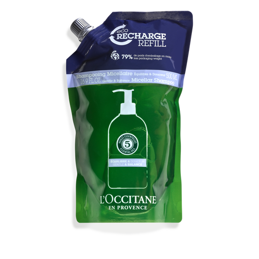 L'Occitane Aromachologie Gentle & Balance Micellar Shampoo Refill 500ml (Slightly Defected Packaging) | Carsha Wholesale