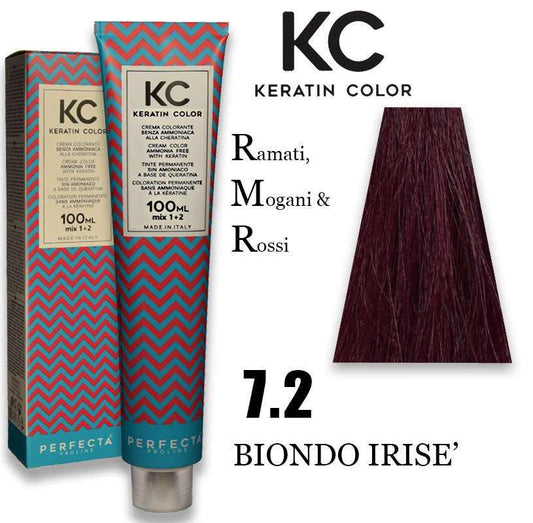 Kc keratin cream color 100 ml 7.2