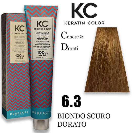 Kc keratin cream color 100 ml 6.3