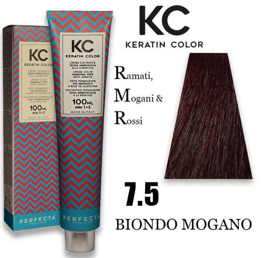 Kc keratin cream color 100 ml 7.5