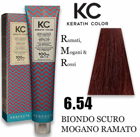 Kc keratin cream color 100 ml 6.54