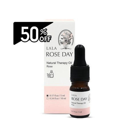 Lala Rose Day Natural Therapy Oil Inner Perfume 5ml Rose | Carsha Black Friday 50% OFF