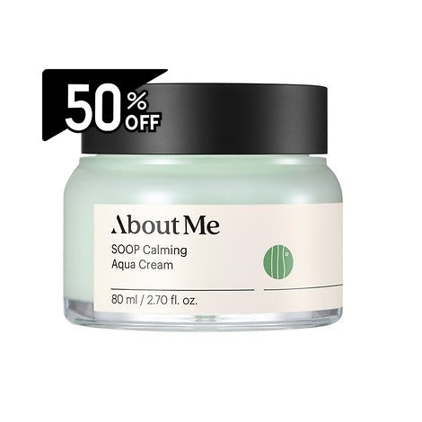 About Me Soop Calming Aqua Cream | Carsha Black Friday 50% OFF