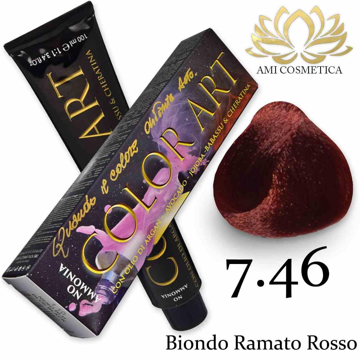 Wholesale Color art senza ammoniaca 100 ml 7.46 biondo ramato rosso | Carsha