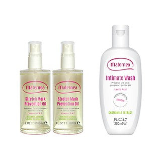 Wholesale Maternea Maternea Stretch Mark Prevention Oil Duo Set + Intimate Wash | Carsha