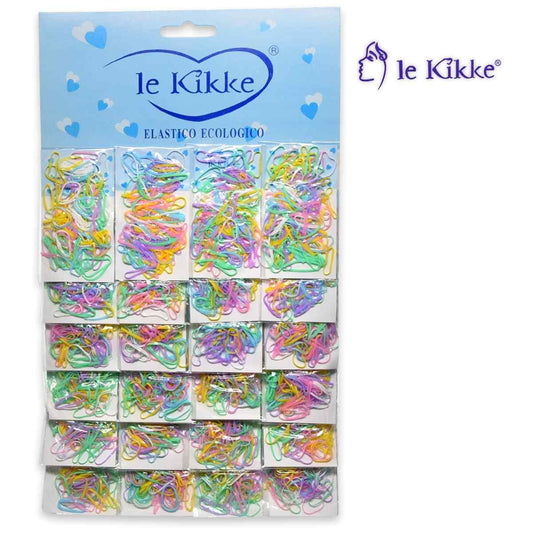 Le kikke card da 24 bustine 100 pezzi colori pastello