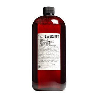 Wholesale La Bruket Hand & Bodywash Lemongrass Refill 1000ml | Carsha