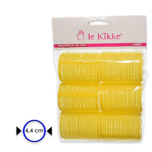 Wholesale Le kikke bigodino velcro in busta 6 pezzi diam 4.4 cm | Carsha
