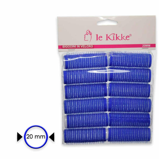 Wholesale Le kikke bigodino velcro in busta 12 pezzi diam 2 cm | Carsha