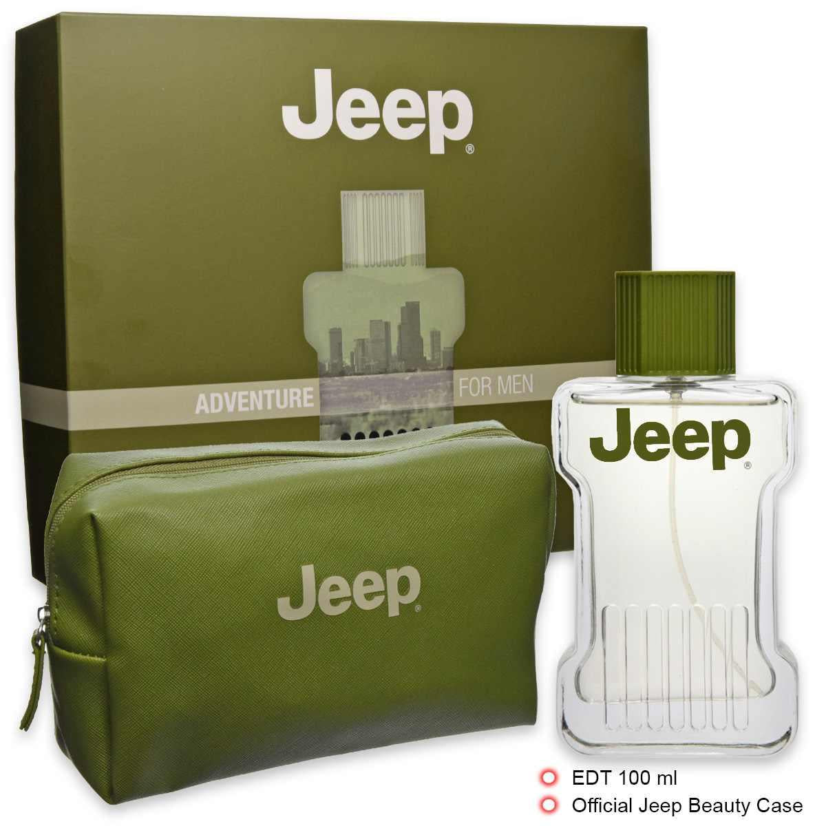 Wholesale Jeep adventure coffret edt 100 ml + pochette | Carsha