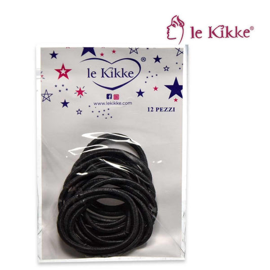 Wholesale Le kikke card 12 buste da 12 pezzi elastici nero | Carsha