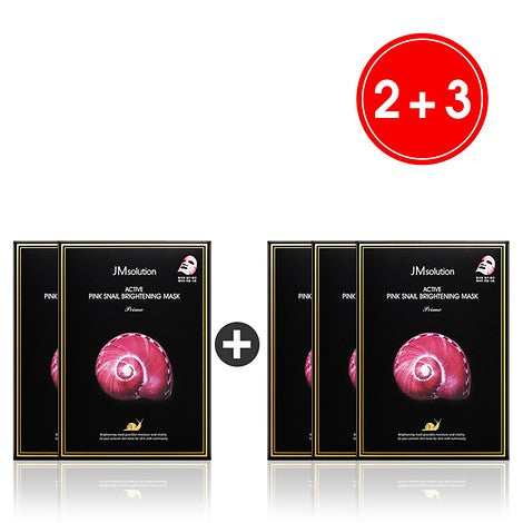 Jm Solution 2+3 Active Pink Snail Brightening Mask Prime | Carsha Black Friday 50% OFF