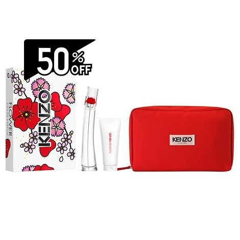 Kenzo Flower By Kenzo Edp Body Lotion Pouch Set | Carsha Black Friday 50% OFF