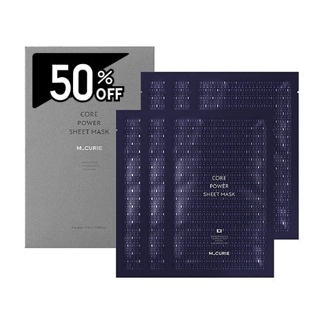 Mcurie/m Curie Core Power Sheet Mask | Carsha Black Friday 50% OFF