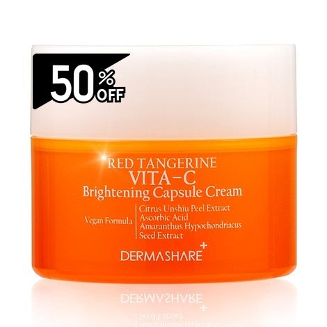 Dermashare Red Tangerine Vita-c Brightening Capsule Cream 50ml | Carsha Black Friday 50% OFF