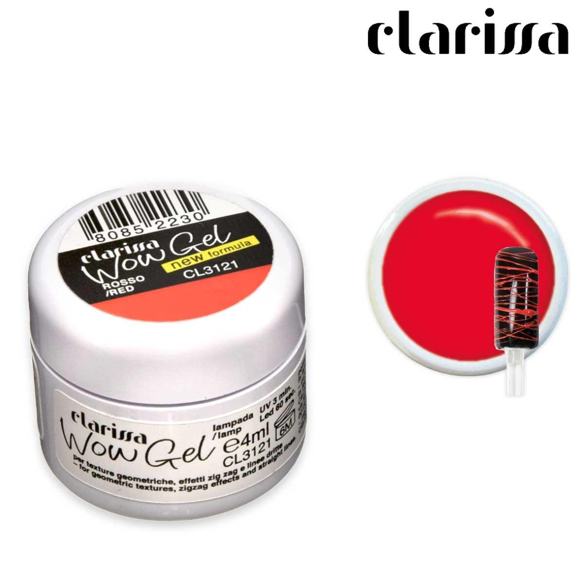 Wholesale Clarissa wow gel uv/led rosso 4ml | Carsha