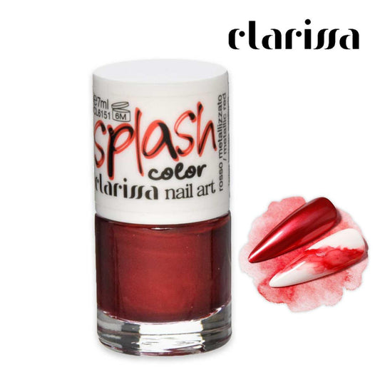 Wholesale Clarissa splash color rosso metallizato 7 ml | Carsha