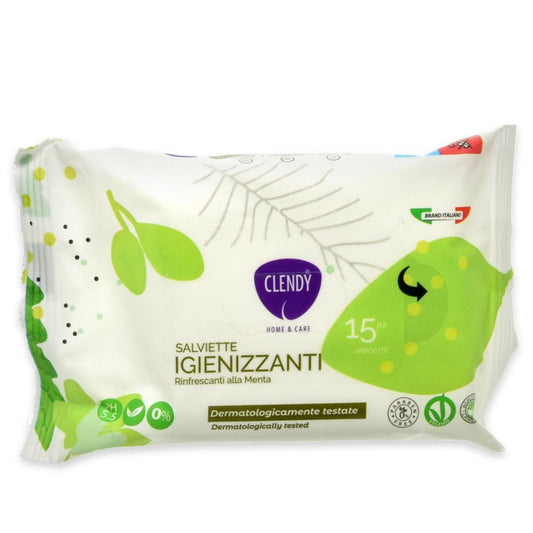 Clendy salviette imb. igienizzanti 15 pz