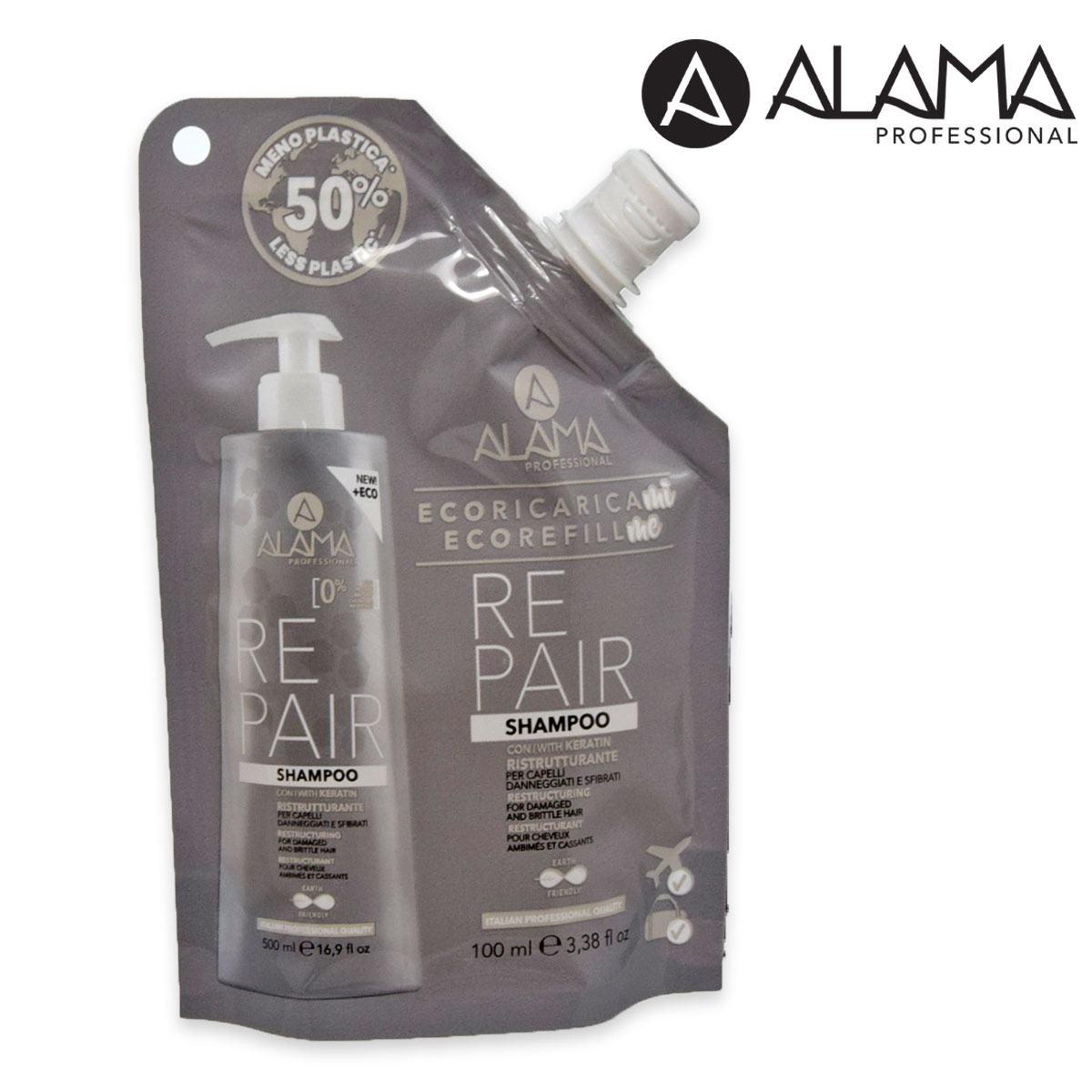 Wholesale Alama professional repair shampoo capelli danneggiati 100 ml | Carsha