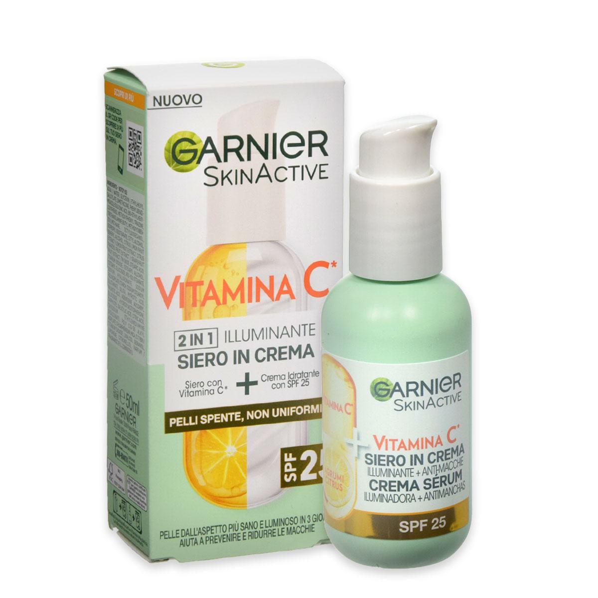 Garnier siero in crema vitamina c illuminante e idratante 50 ml
