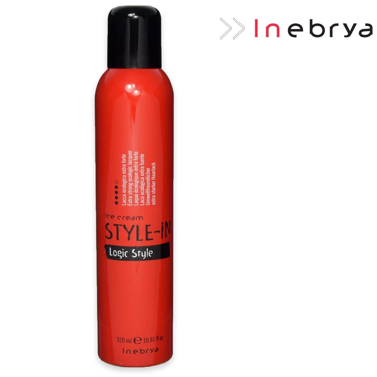 Inebrya logic style lacca ecologica 320 ml extra forte
