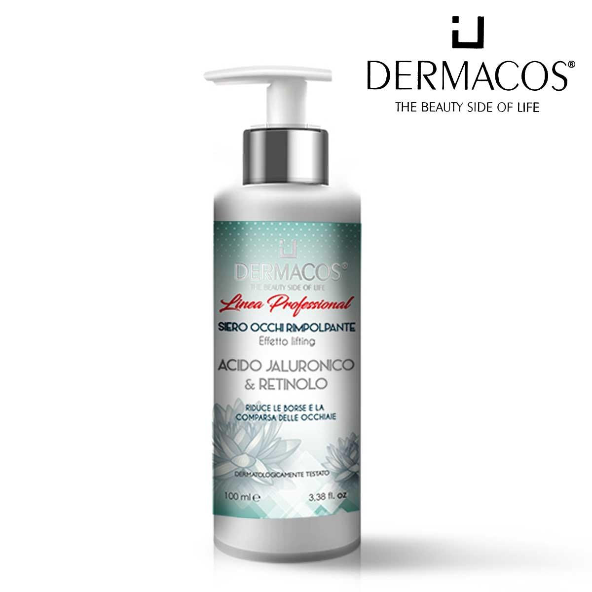 Dermacos linea professional siero occhi rimpolpante acido jaluronico 100 ml