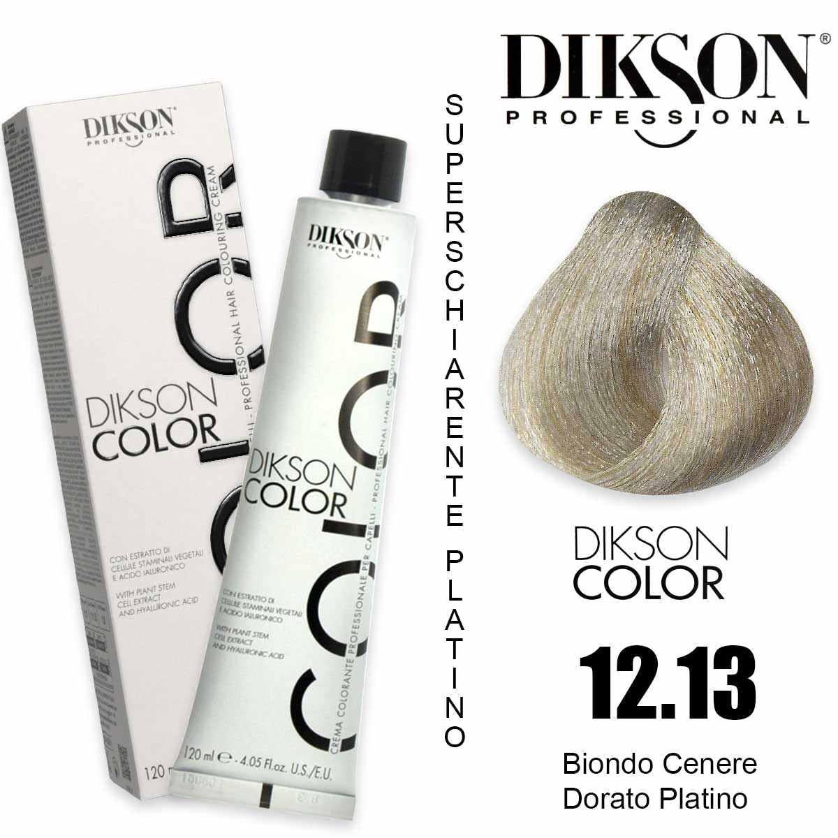 Dikson color 120 ml 12.13 biondo cenere dorato