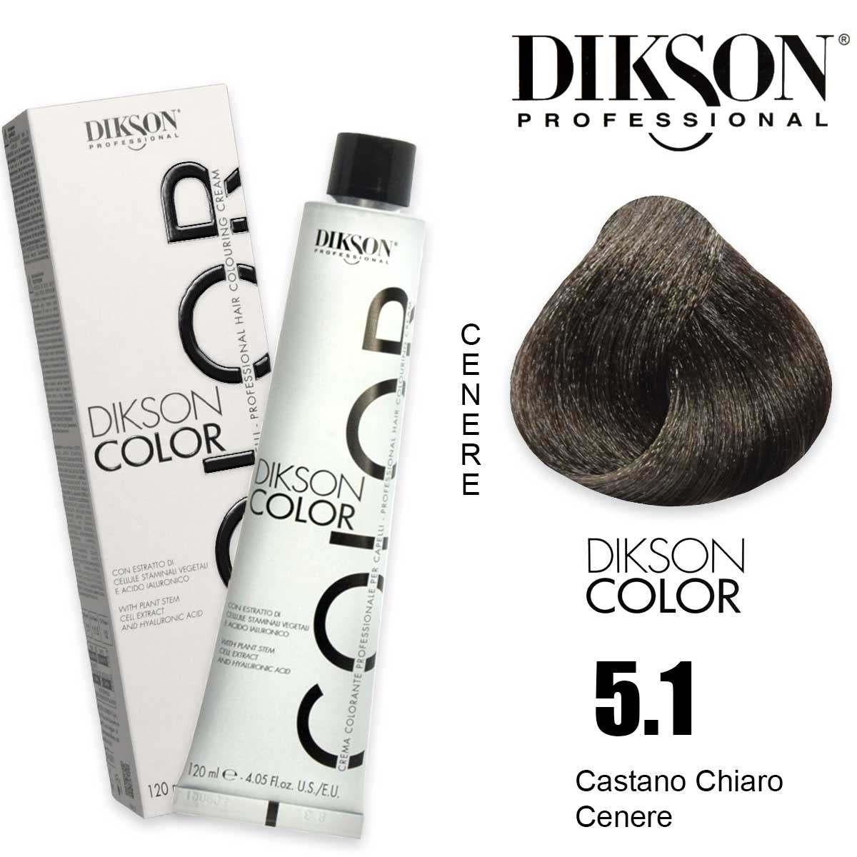 Dikson color 120 ml 5.1 - 5c castano chiaro cenere