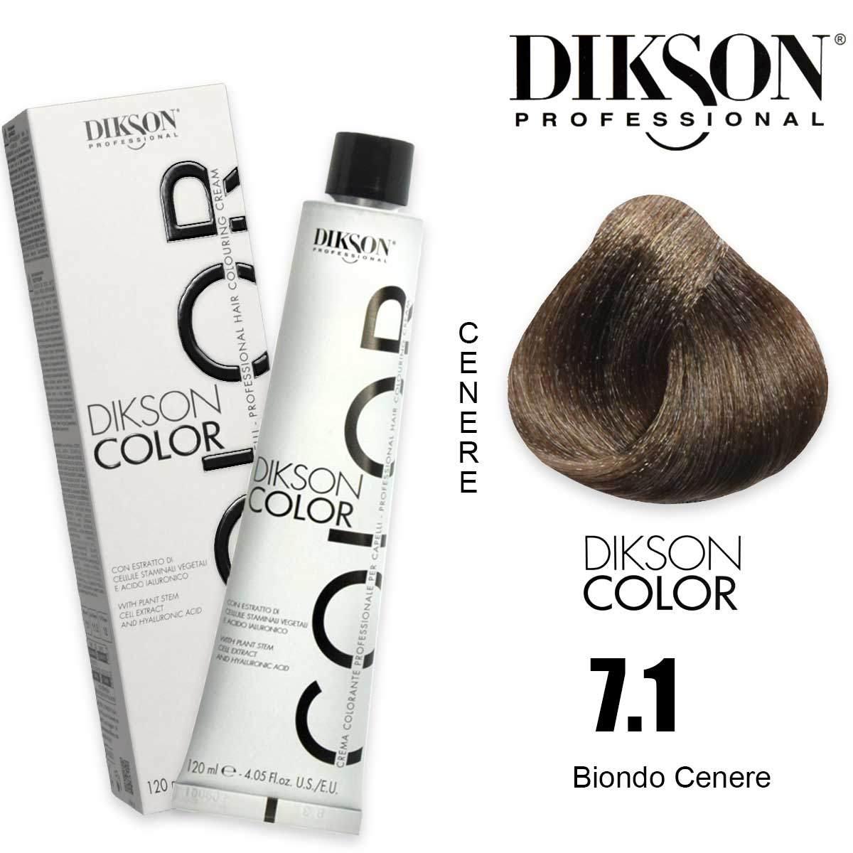 Dikson color 120 ml 7.1 - 7c biondo cenere