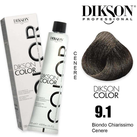 Dikson color 120 ml 9.1 - 9c biondo chiarissimo cenere