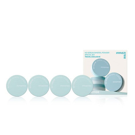 Innisfree No Sebum Mineral Powder 5g 4ea Set | Carsha: Skincare Wholesale