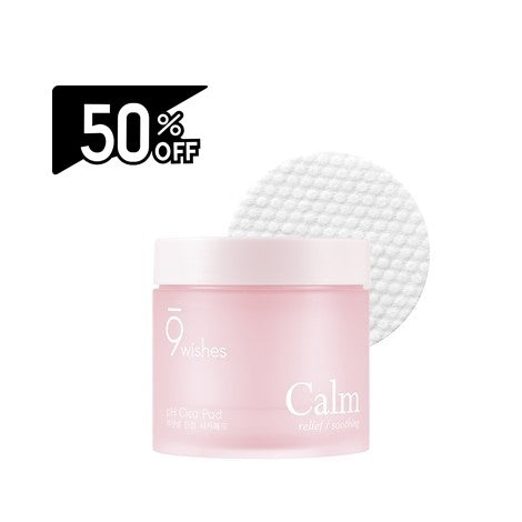 9wishes Ph Calm Cica Toner Pad | Carsha Black Friday 50% OFF