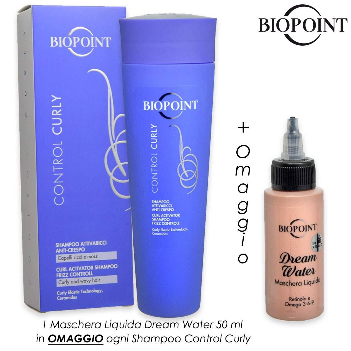 Biopoint control curly shampoo 200 ml