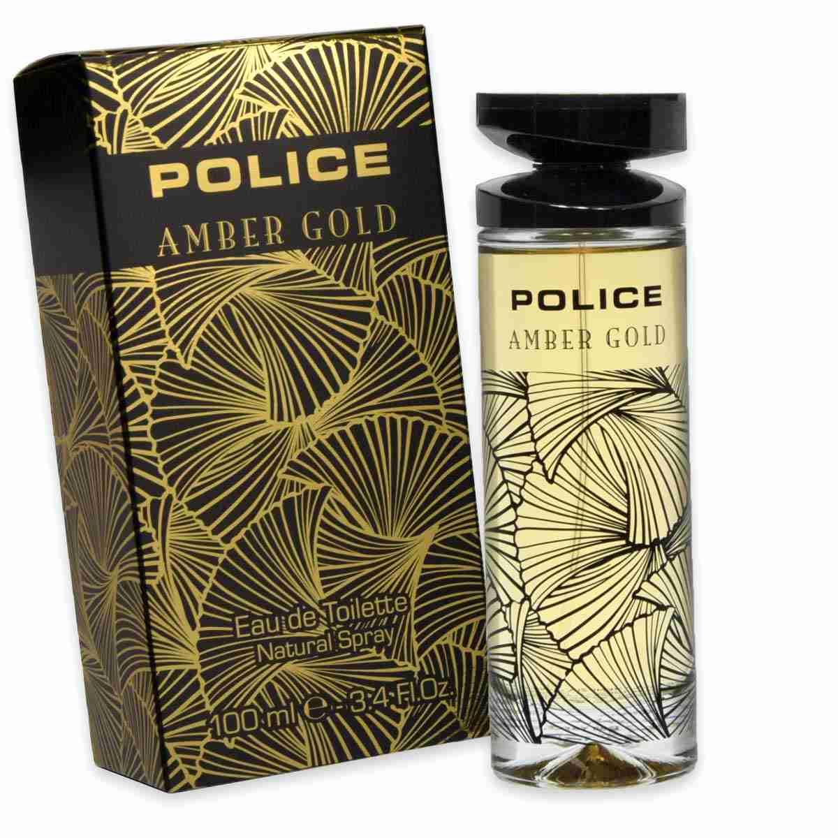 Police amber gold for man eau de toilette 100 ml