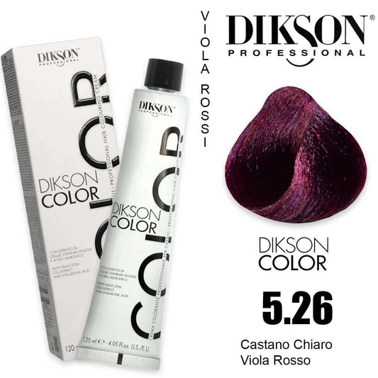 Dikson Dikson color 120 ml 5.26 castano chiaro viola rosso