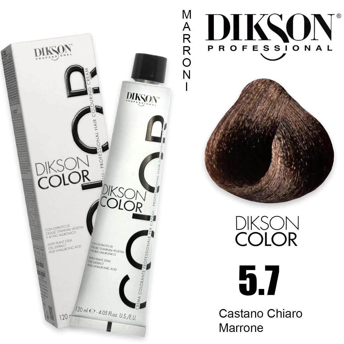 Dikson Dikson color 120 ml 5.7 castano chiaro marrone