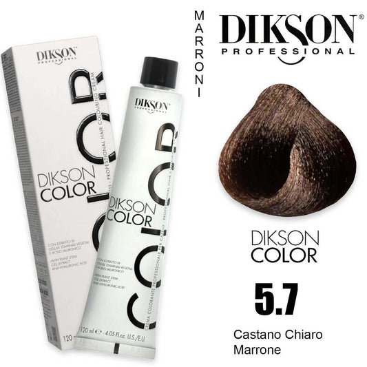 Dikson Dikson color 120 ml 5.7 castano chiaro marrone